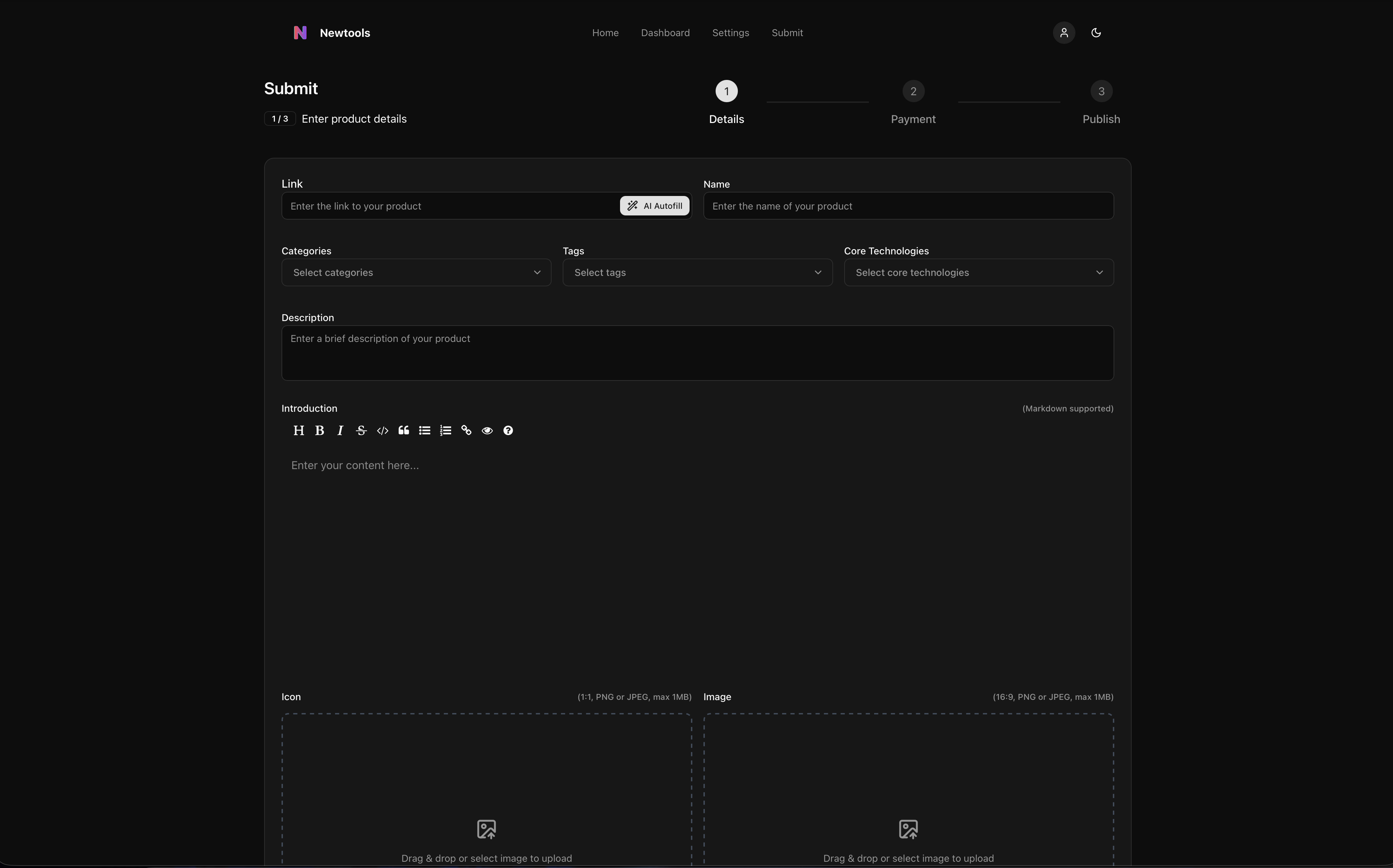 Newtools - Screenshot 4 showing product features and functionality