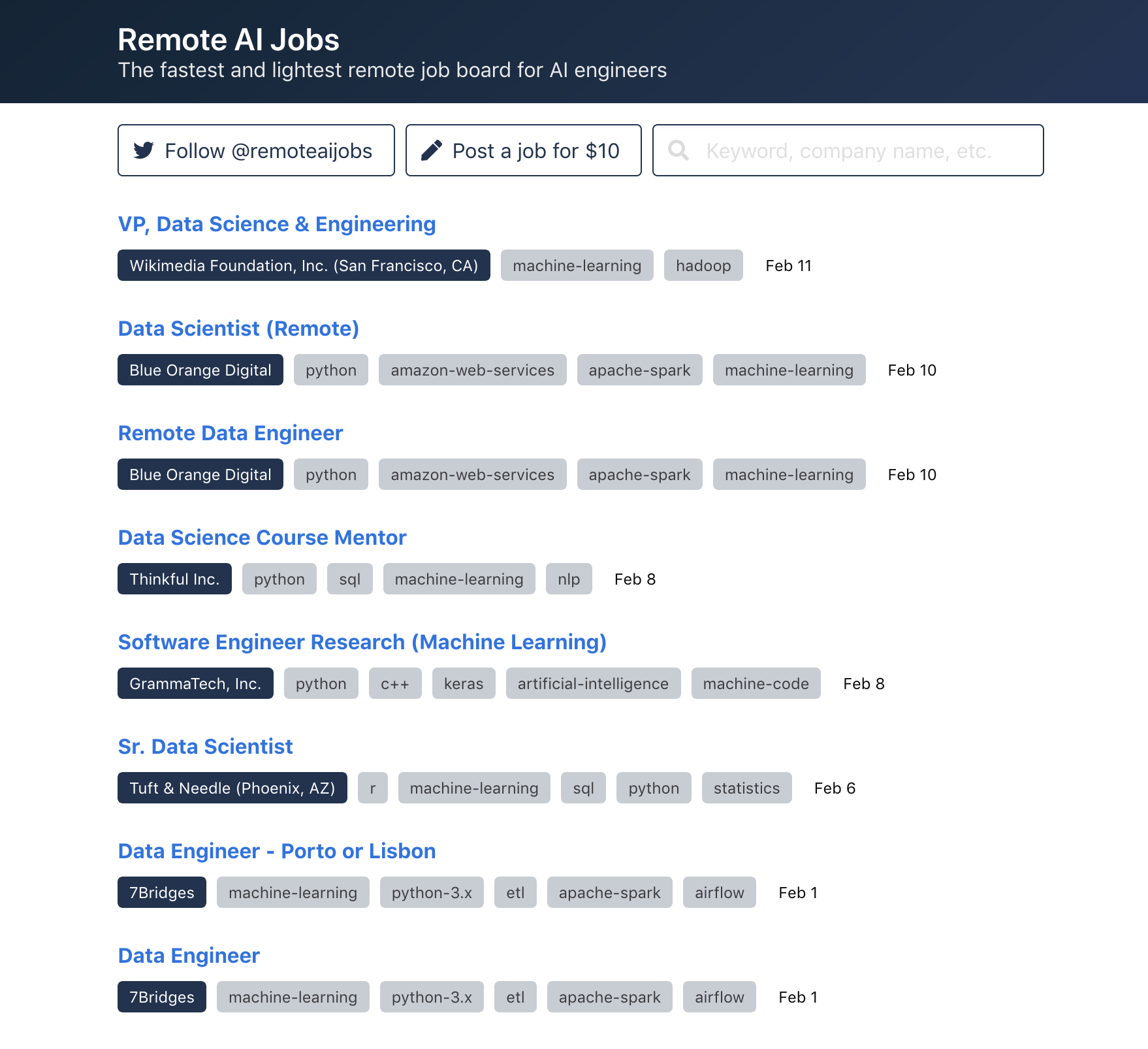 Remote AI Jobs gallery image