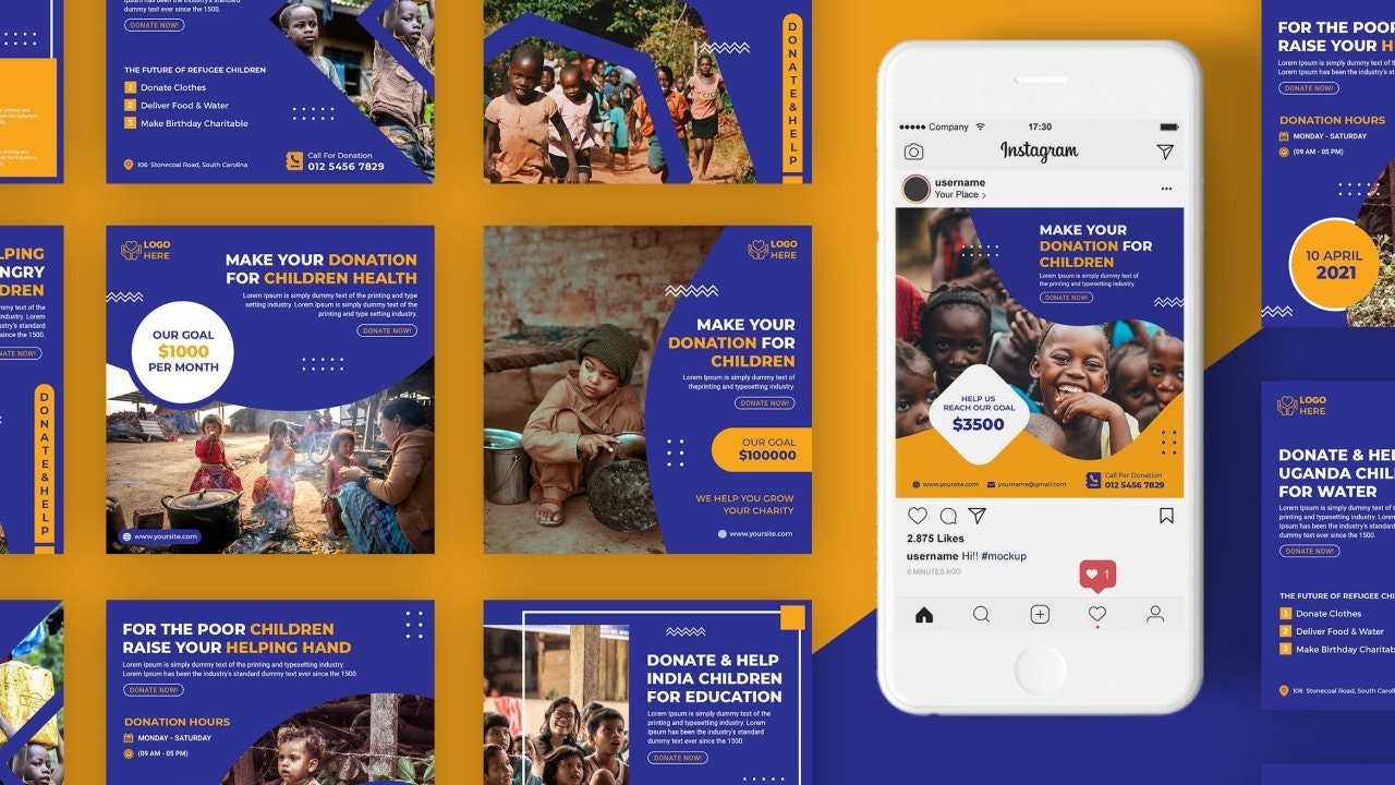 इंस्टाग्राम टेम्प्लेट बंडल - इंस्टाग्राम के लिए 50 पोस्ट टेम्प्लेट का बड़ा बंडल मीडिया 2