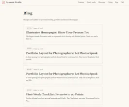 Dynamic Profile gallery image