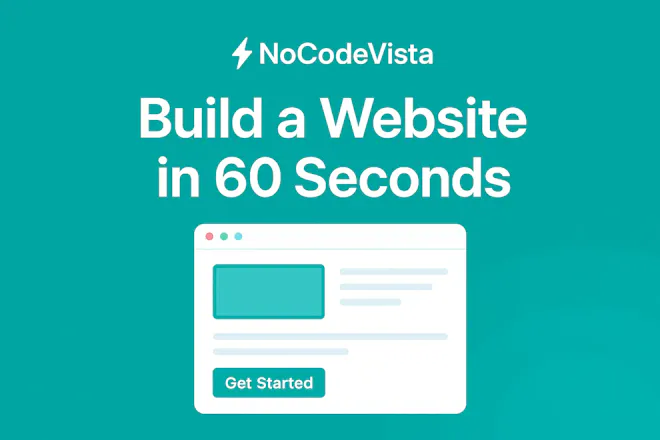 NoCodeVista — No-Code Website Builder gallery image