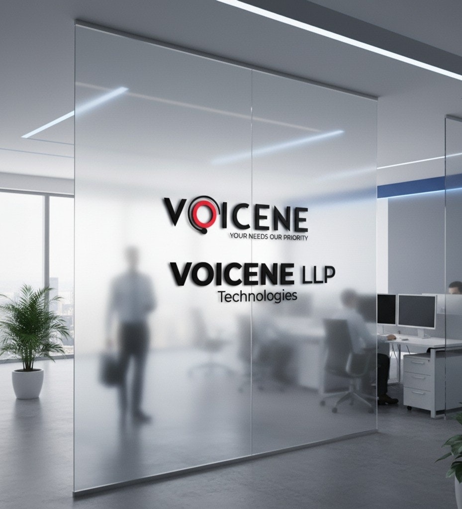 Voicene Technologies LLP - Product Hunt launch logo and brand identity