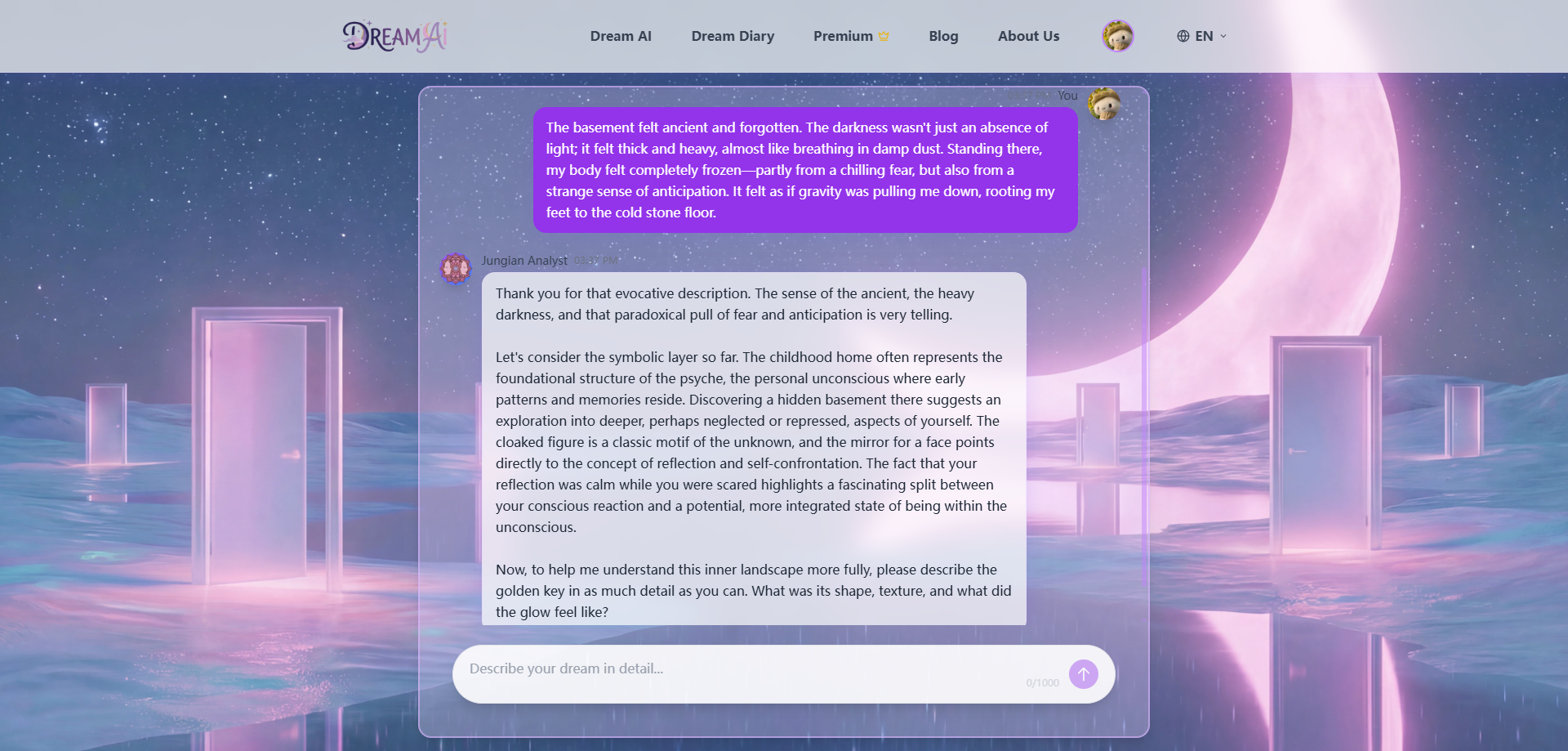 DreamsAI - Screenshot 3 showing product features and functionality