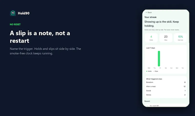 Hold90 screenshot 2