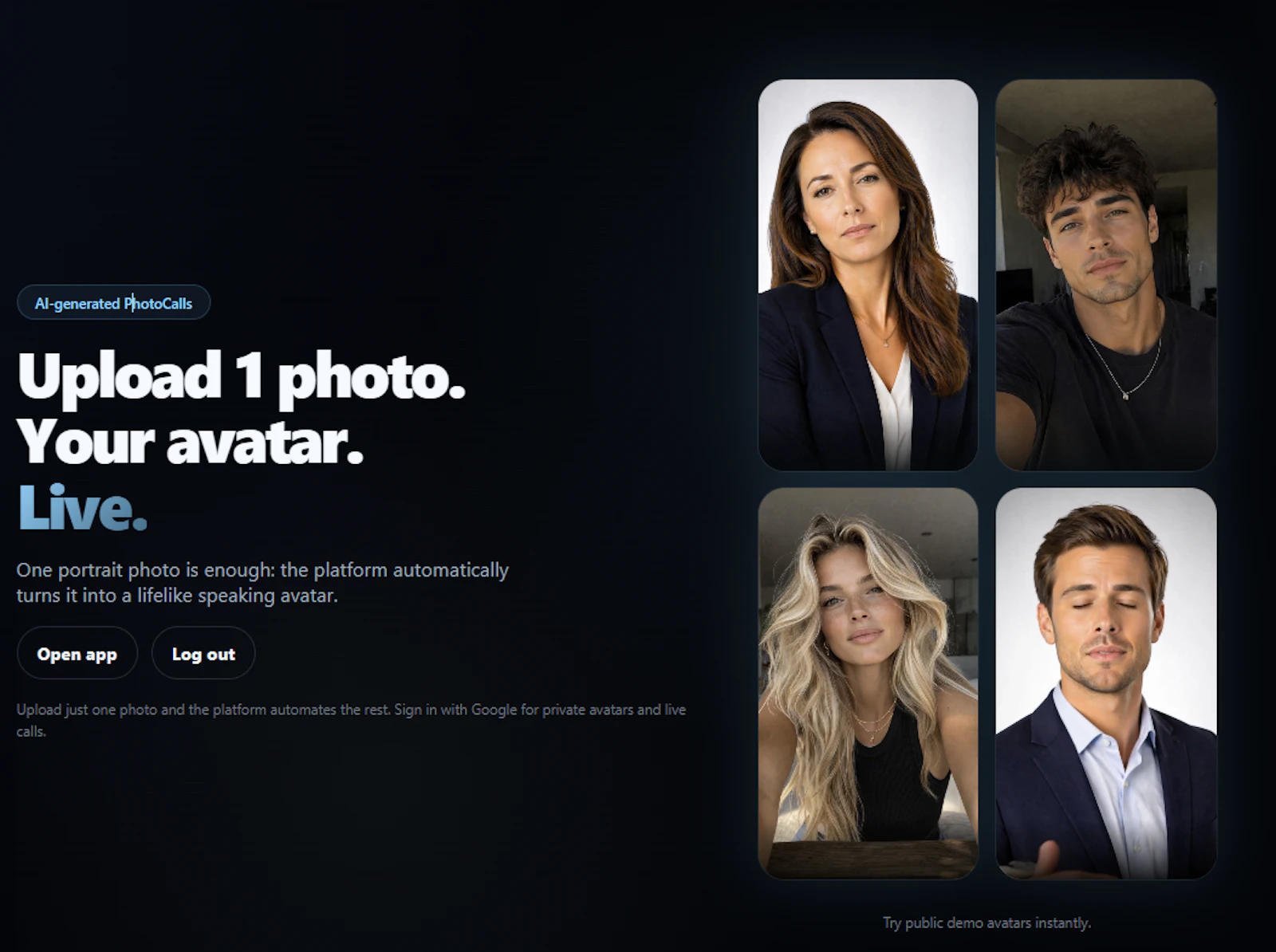 PhotoCall screenshot 2