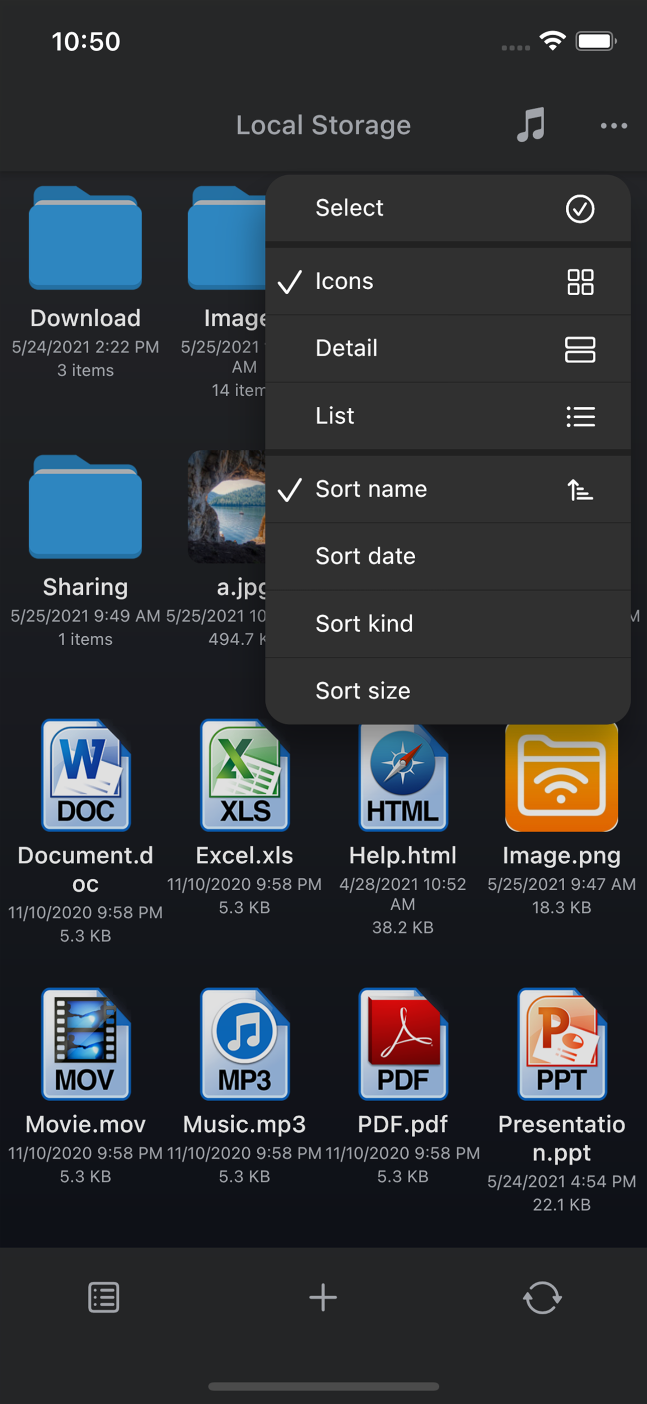 Mídia 6 de Airdisk Pro para Android - Um poderoso gerente de arquivos e transferência de fotos - agora no Android.