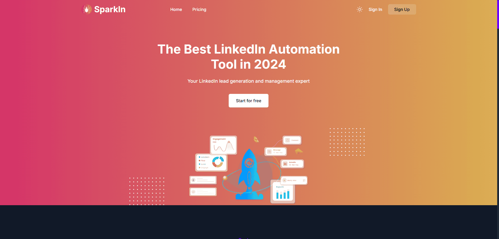 Chispa - Herramienta de automatización de LinkedIn potente |Finder de correo electrónico de LinkedIn media 1