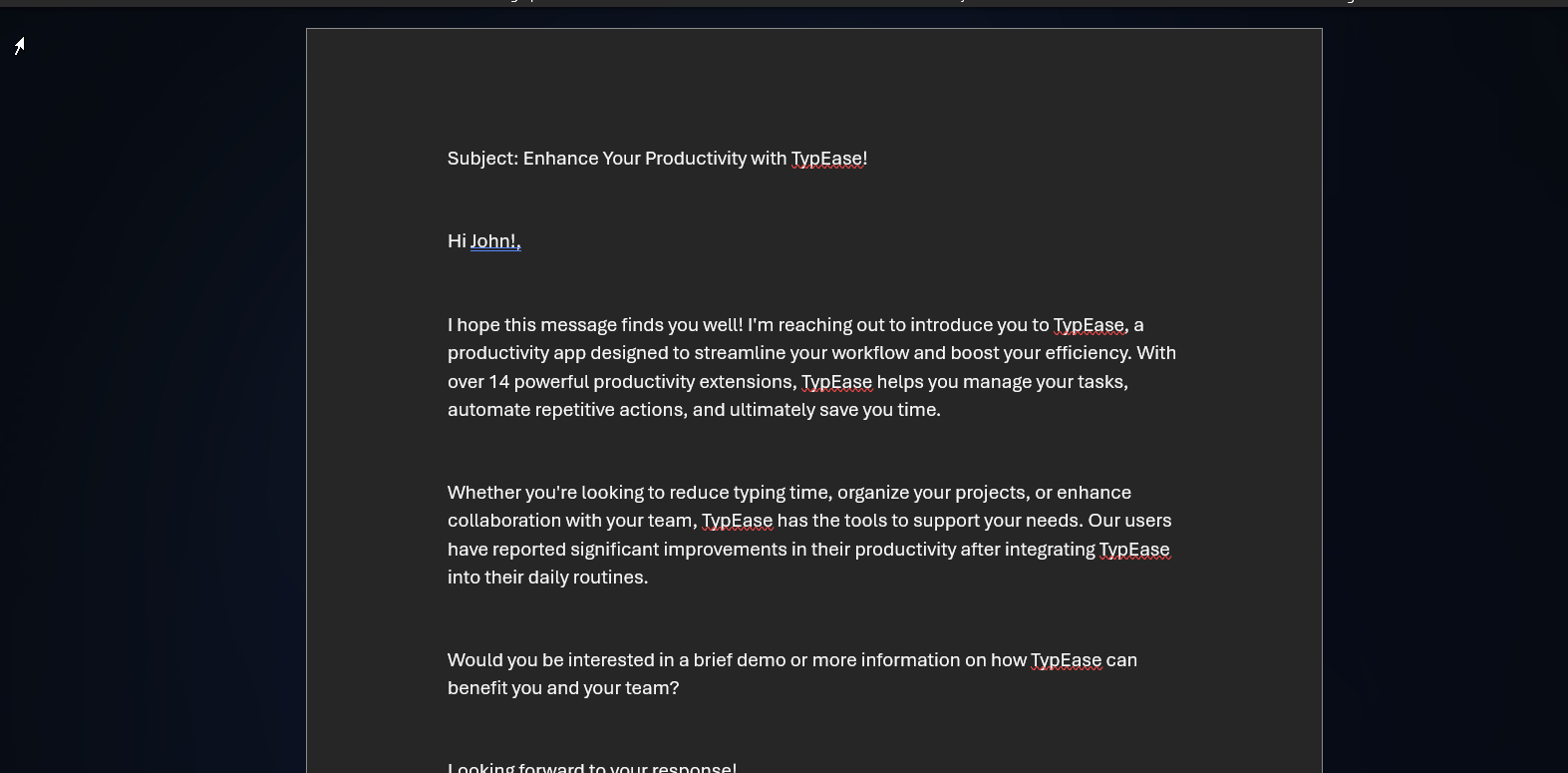 TypEase gallery image