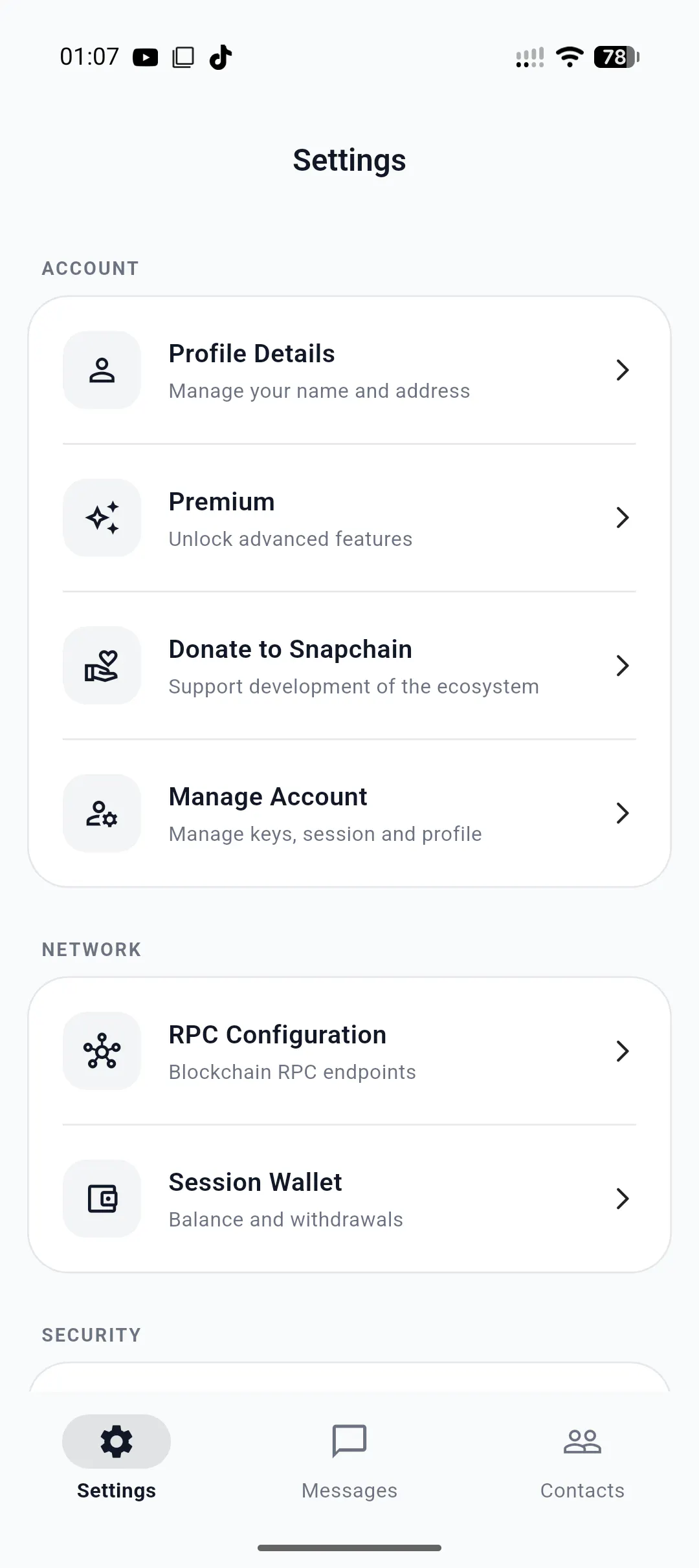 Snapchain gallery image