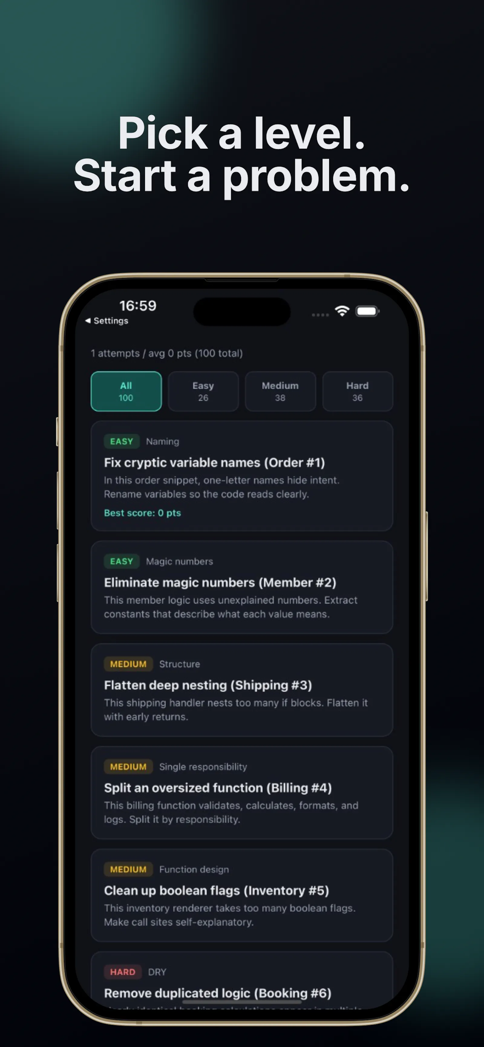 Readable Code screenshot 1