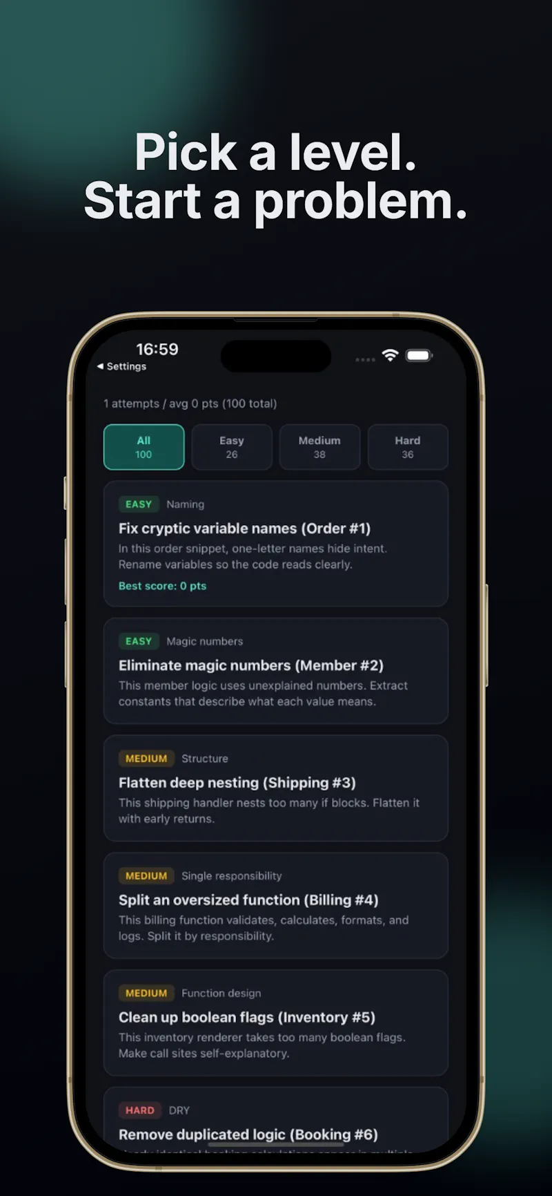 Readable Code screenshot 1
