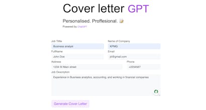 coverletter-gpt gallery image