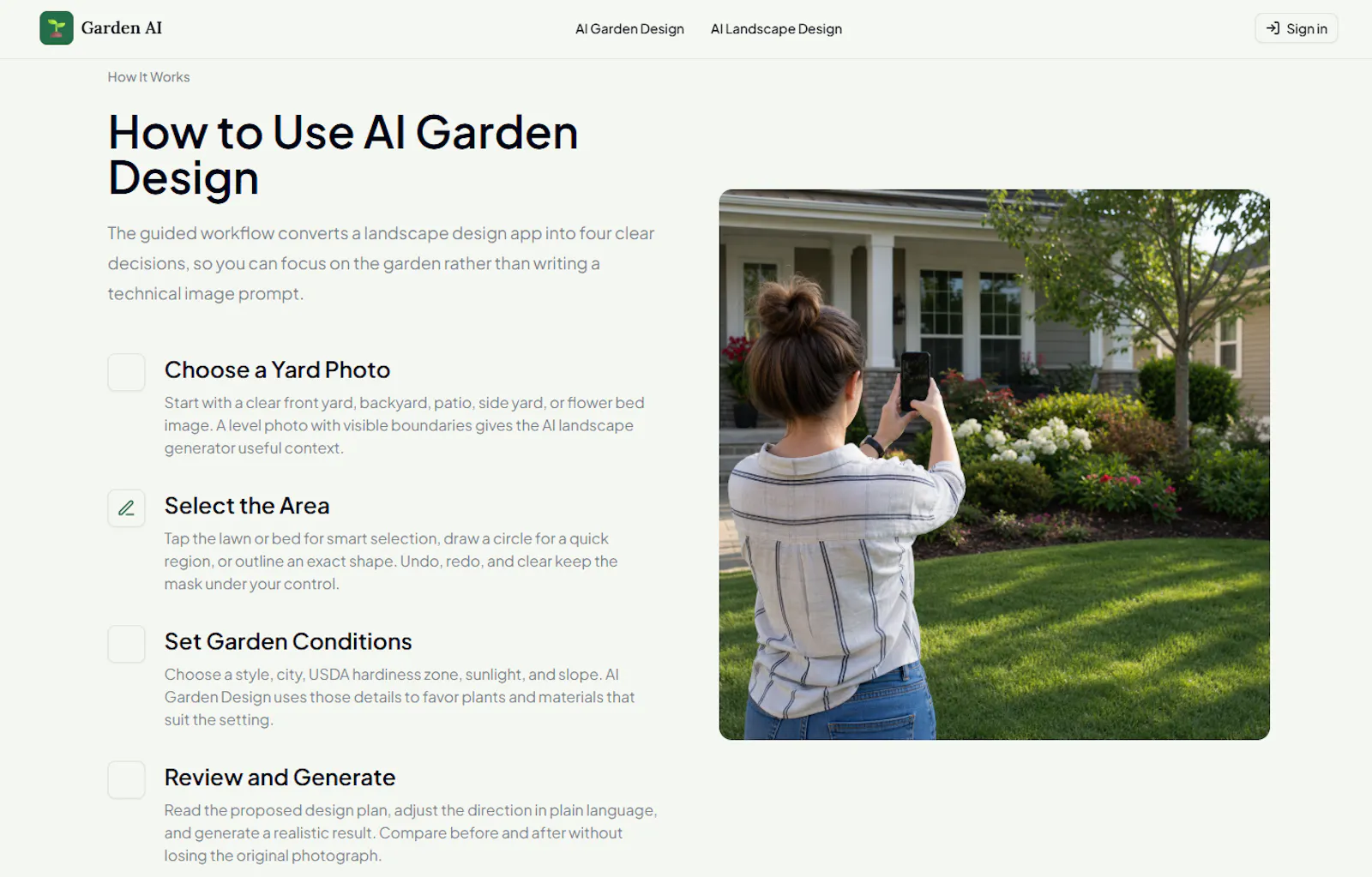 AI Garden Design screenshot 2