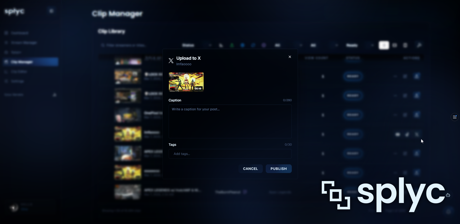 Splyc - Screenshot 3 showing product features and functionality