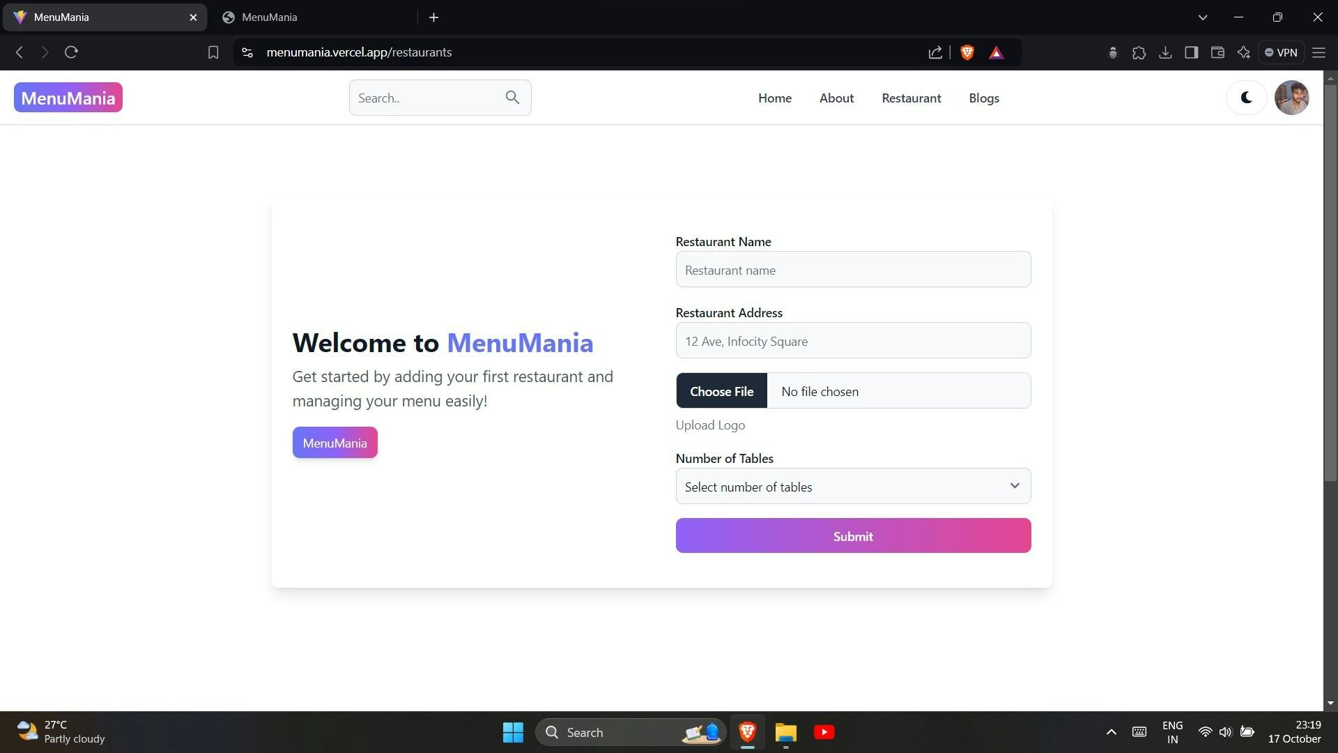 Menumania-QR 기반 디지털 메뉴. - 청구와 함께 QR 코드를 사용하여 식당을 디지털화합니다. 미디어 4