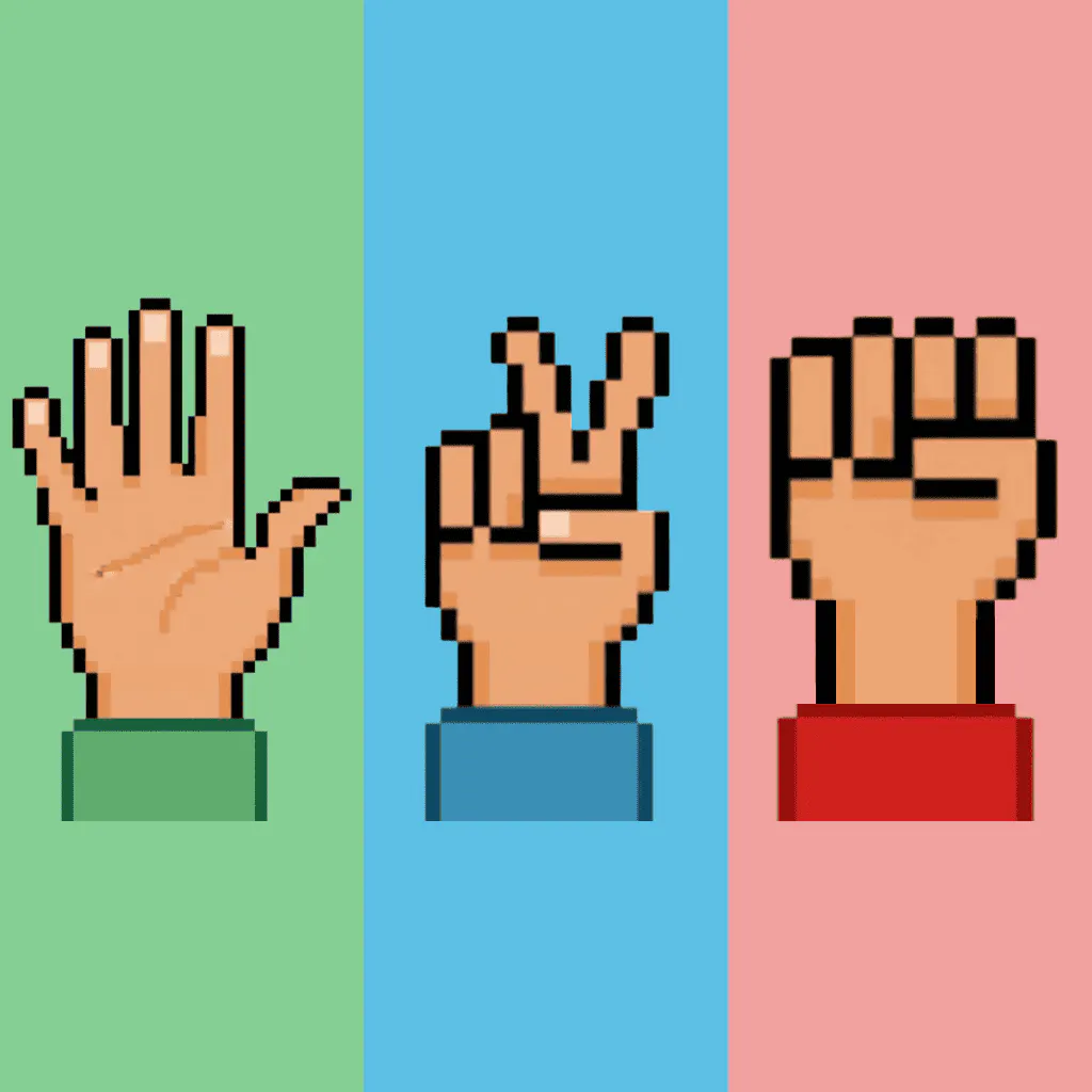 Pixel RPS: Rock Paper Scissors