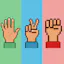 Pixel RPS: Rock Paper Scissors