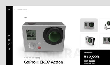 Web Design UI Kit - Action Camera gallery image