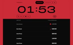 Timesets: Pomodoro timers and stopwatch media 2