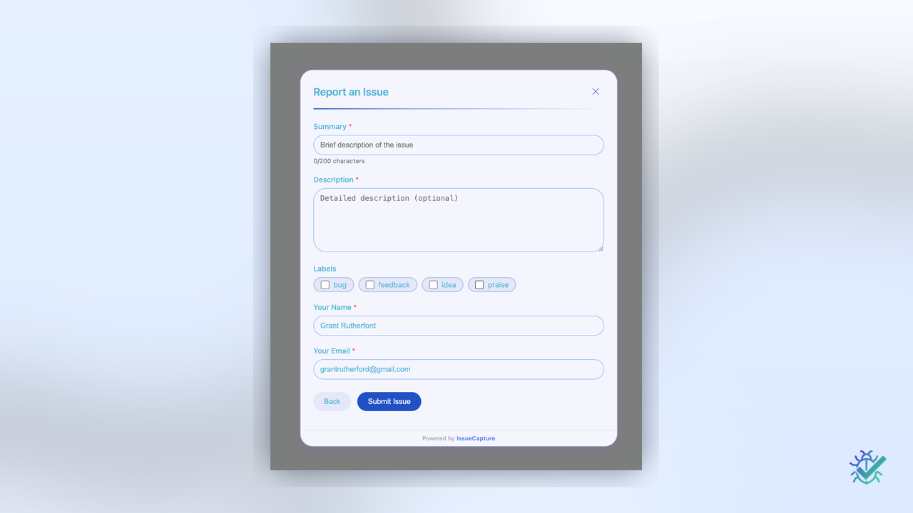 IssueCapture gallery image