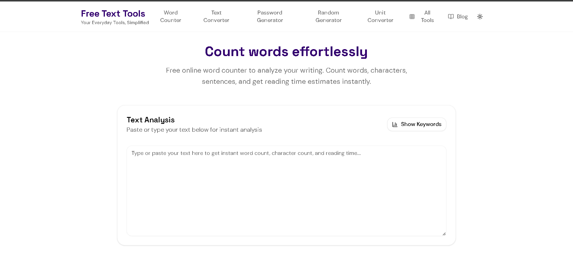 Free Text Tools - “One site. 22 tools. Zero clutter.” media 4