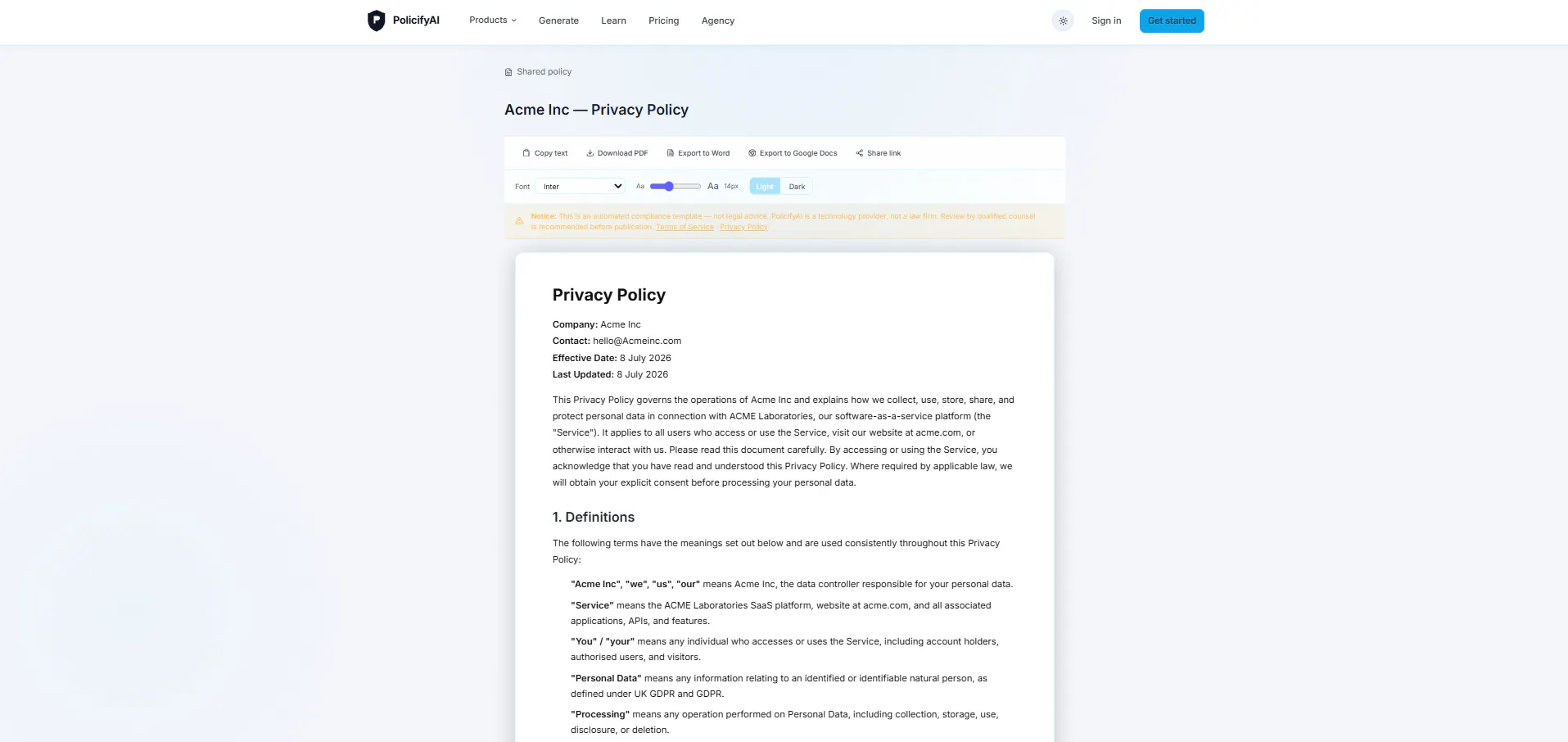 PolicifyAI gallery image