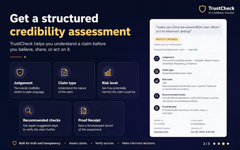 TrustCheck screenshot 4
