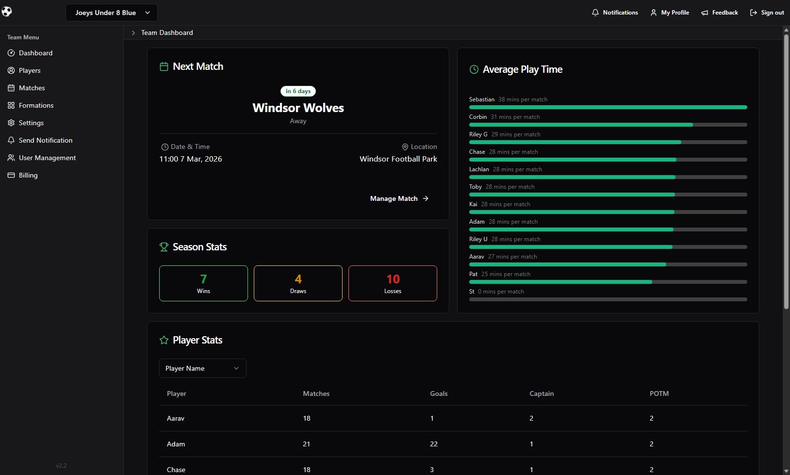 TeamVibe.app - Screenshot 3 showing product features and functionality