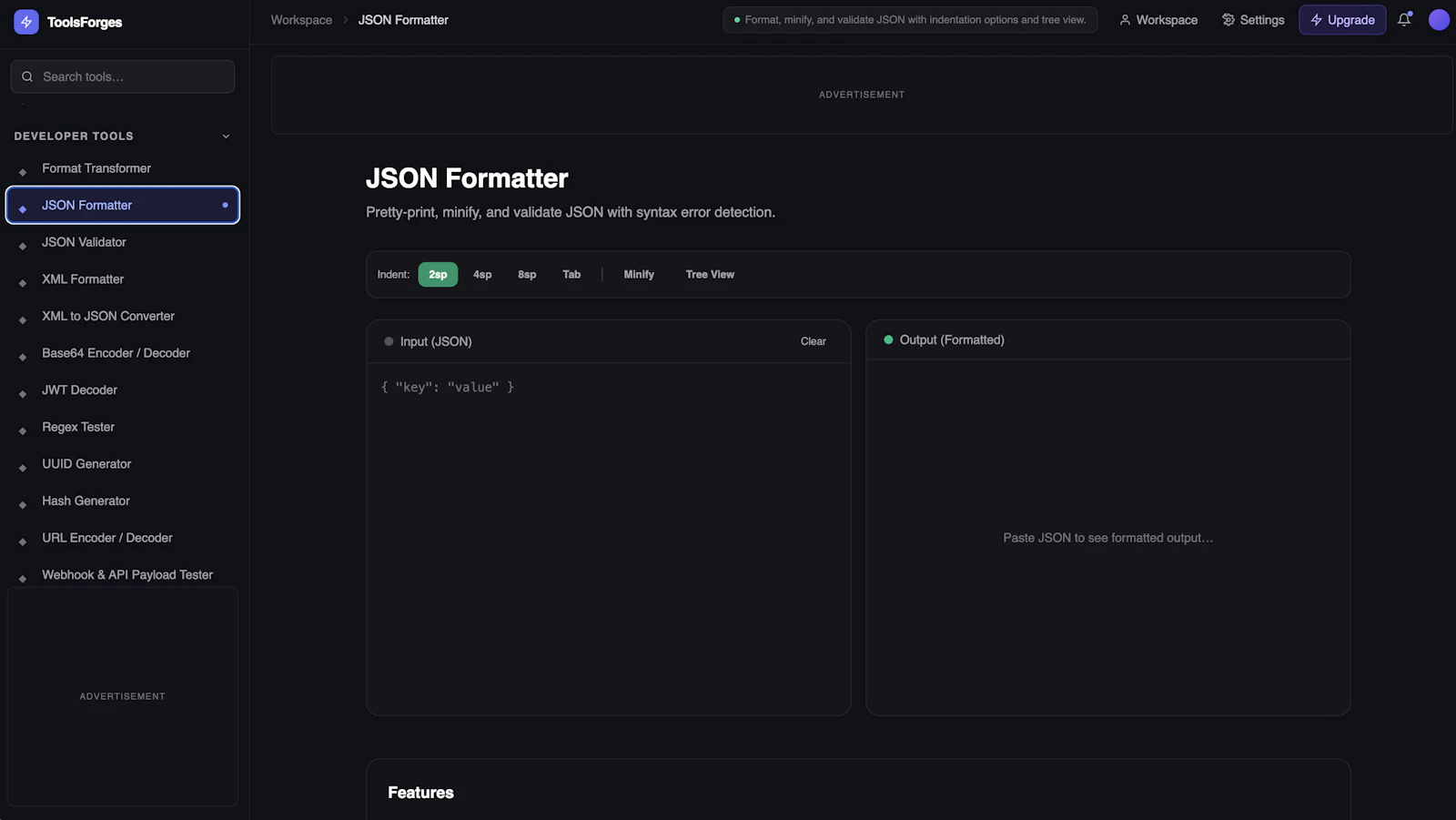 ToolsForges screenshot 2