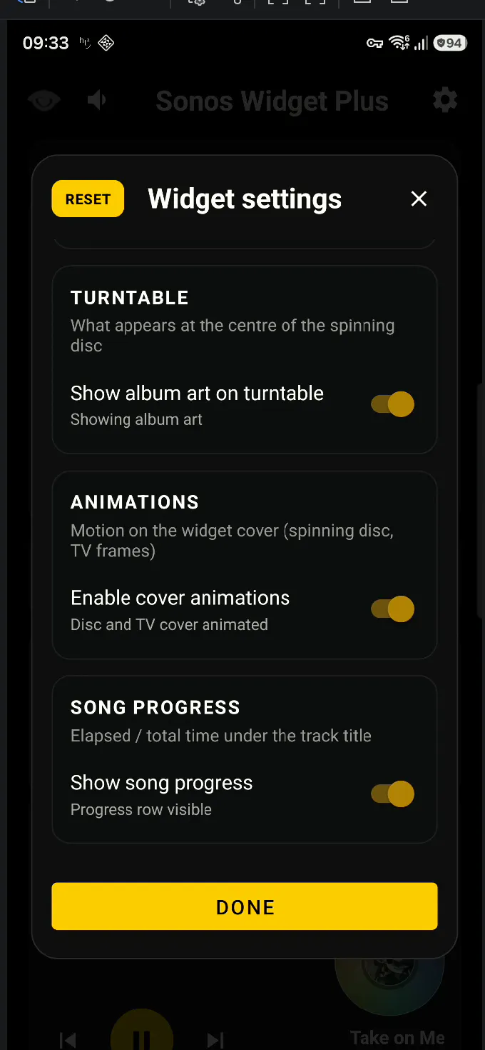 Sonos Widget Plus gallery image