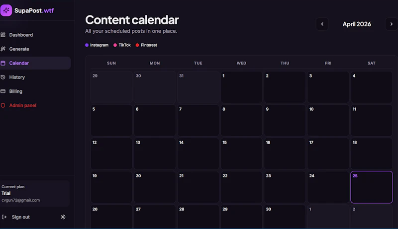 SocMed content generator in a minute screenshot 5
