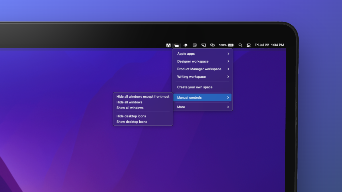 Média Espaces pour macOS - Désencombre et organiser votre espace de travail sur macOS en 1 clic-single 2