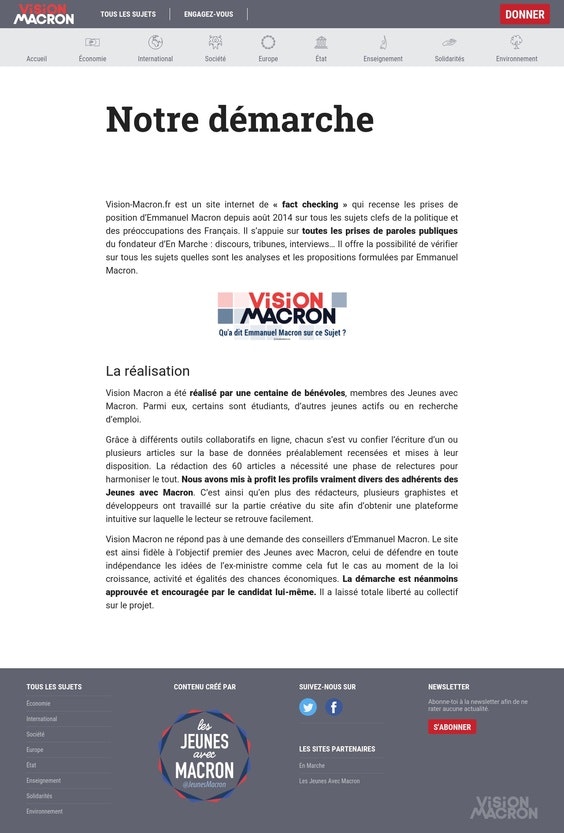 Vision Macron gallery image