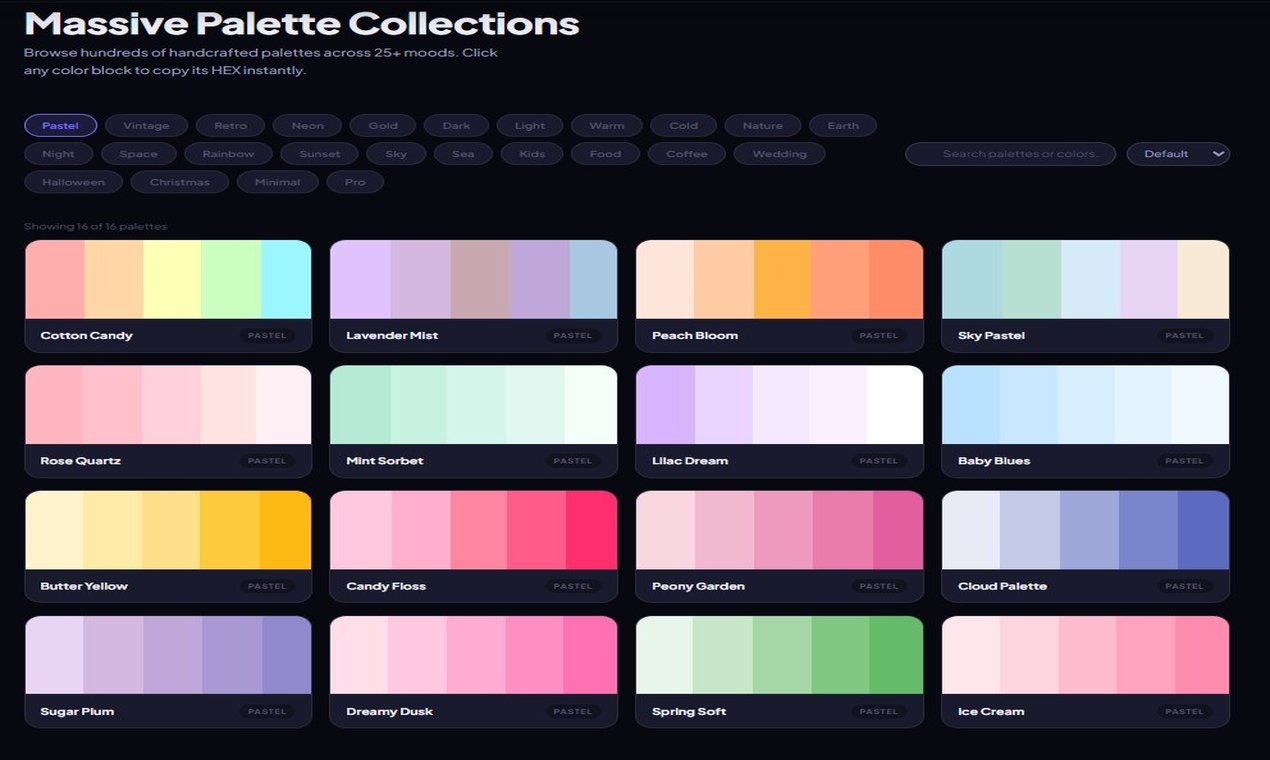 ColorPaletteGen Pro - Screenshot 2 showing product features and functionality