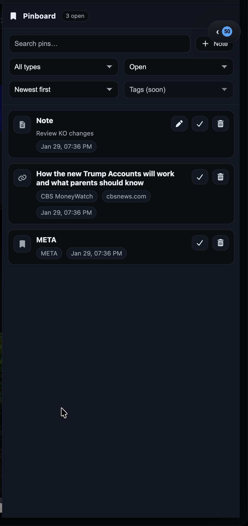 Noctara - Main product screenshot demonstrating key features and user interface