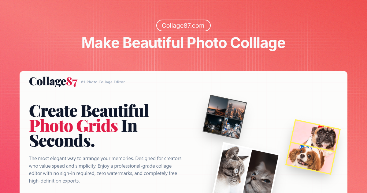 Collage87 - Main product screenshot demonstrating key features and user interface