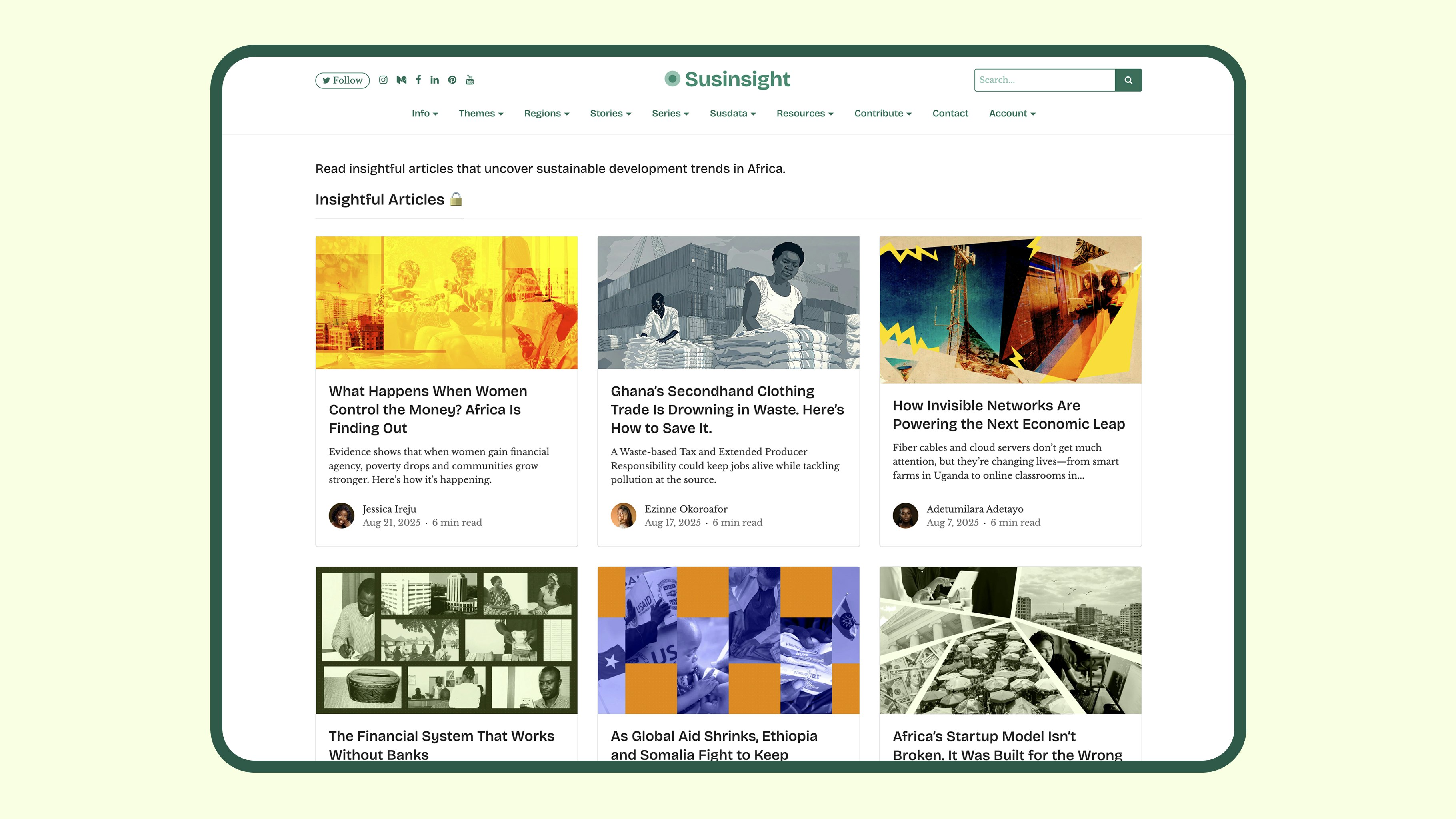Media Susinsight - Kewartawanan & Kecerdasan Kemampanan untuk Afrika 2