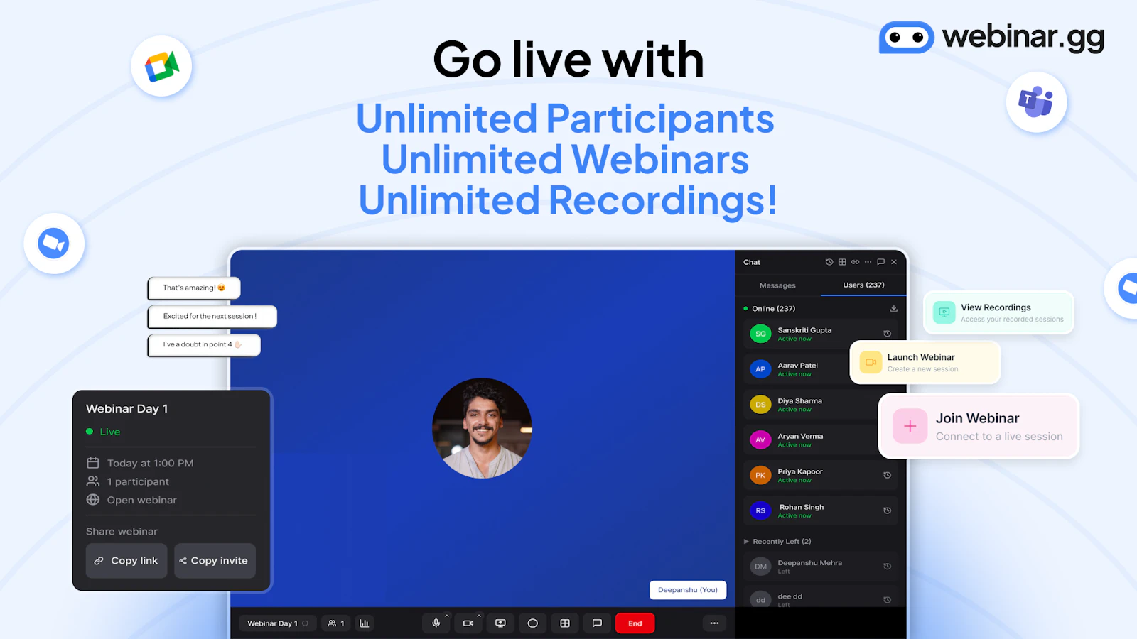Webinar.gg screenshot 1