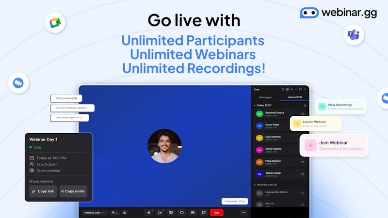 Webinar.gg screenshot 1