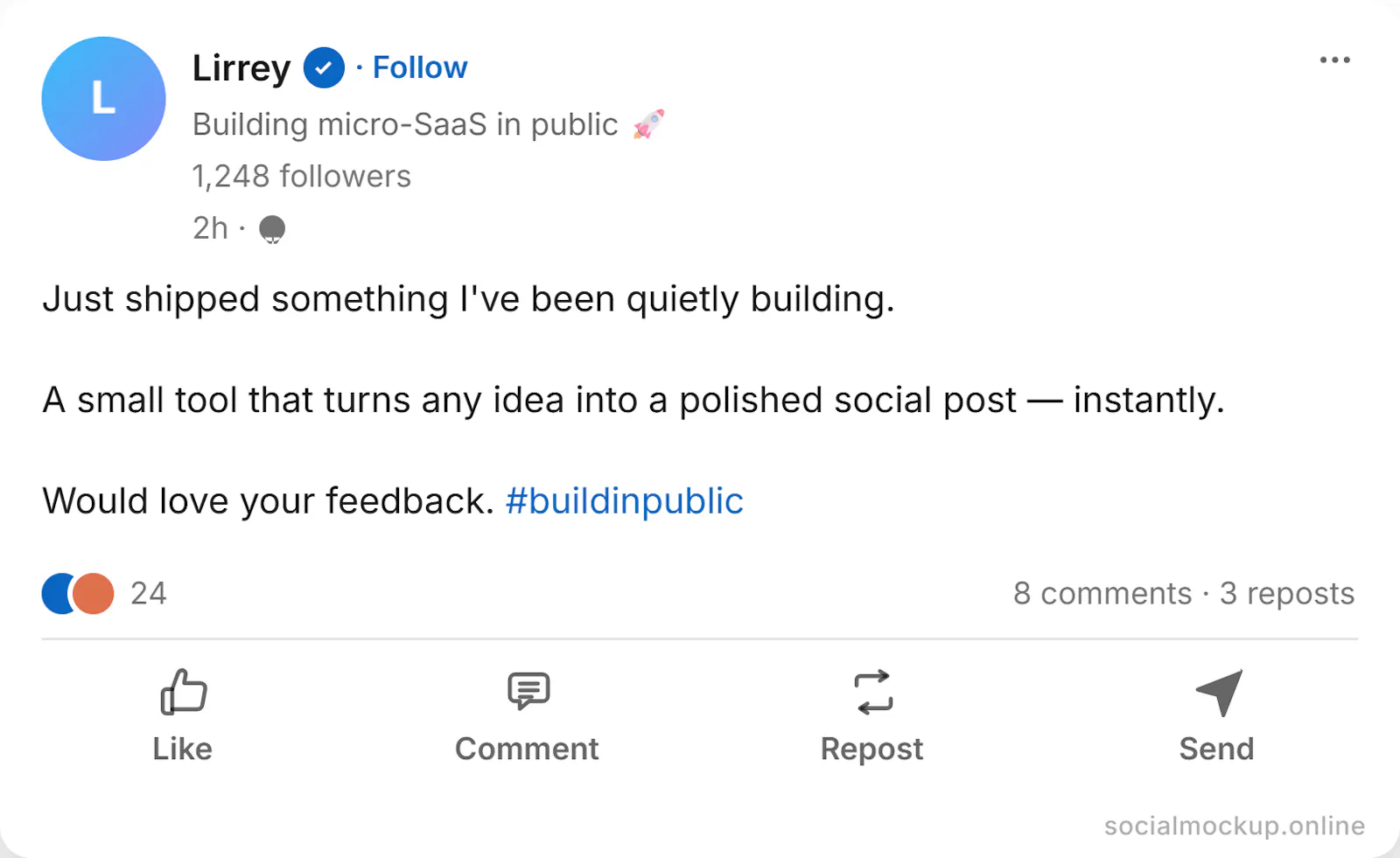 SocialPostMockup screenshot 3
