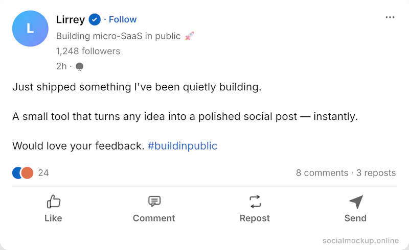 SocialPostMockup screenshot 3