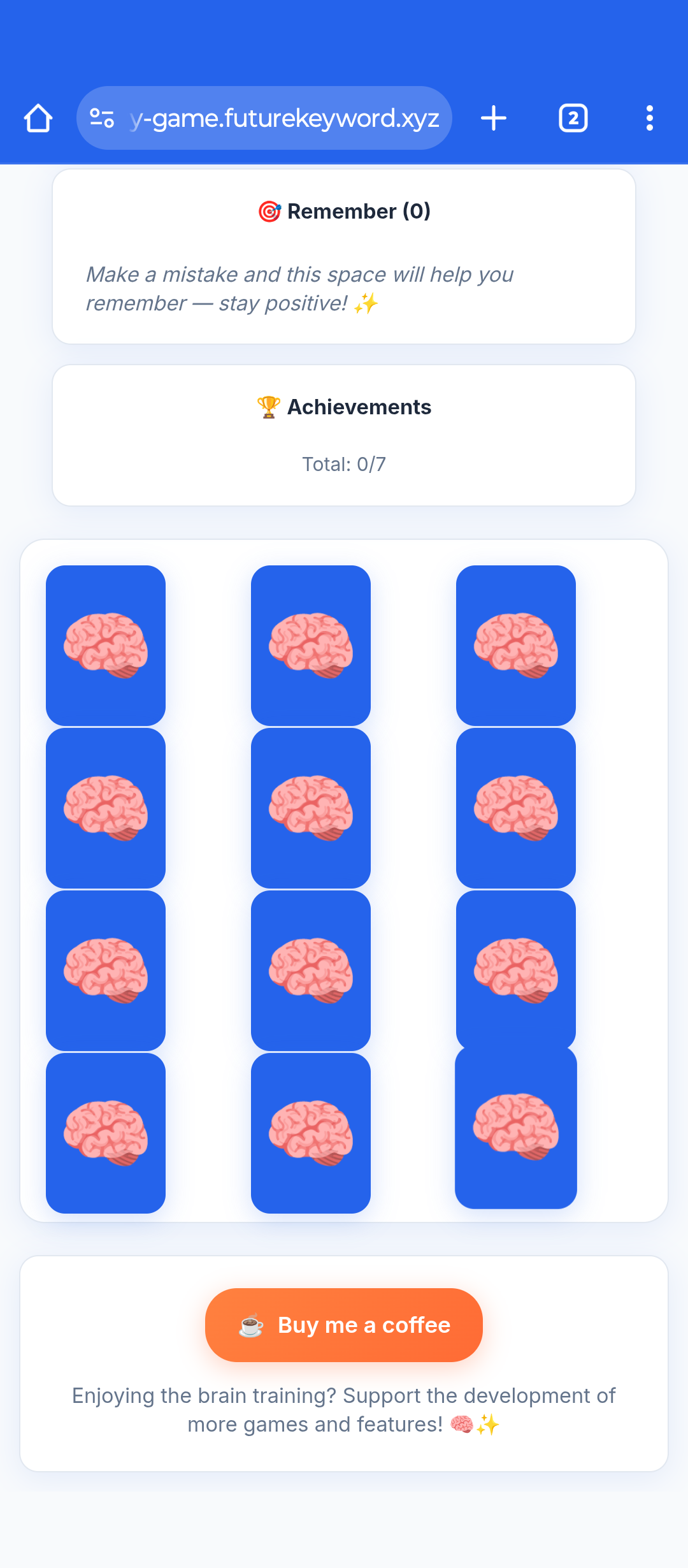 Strumento di allenamento del cervello - Migliora la concentrazione con un gioco di memoria libera media 3