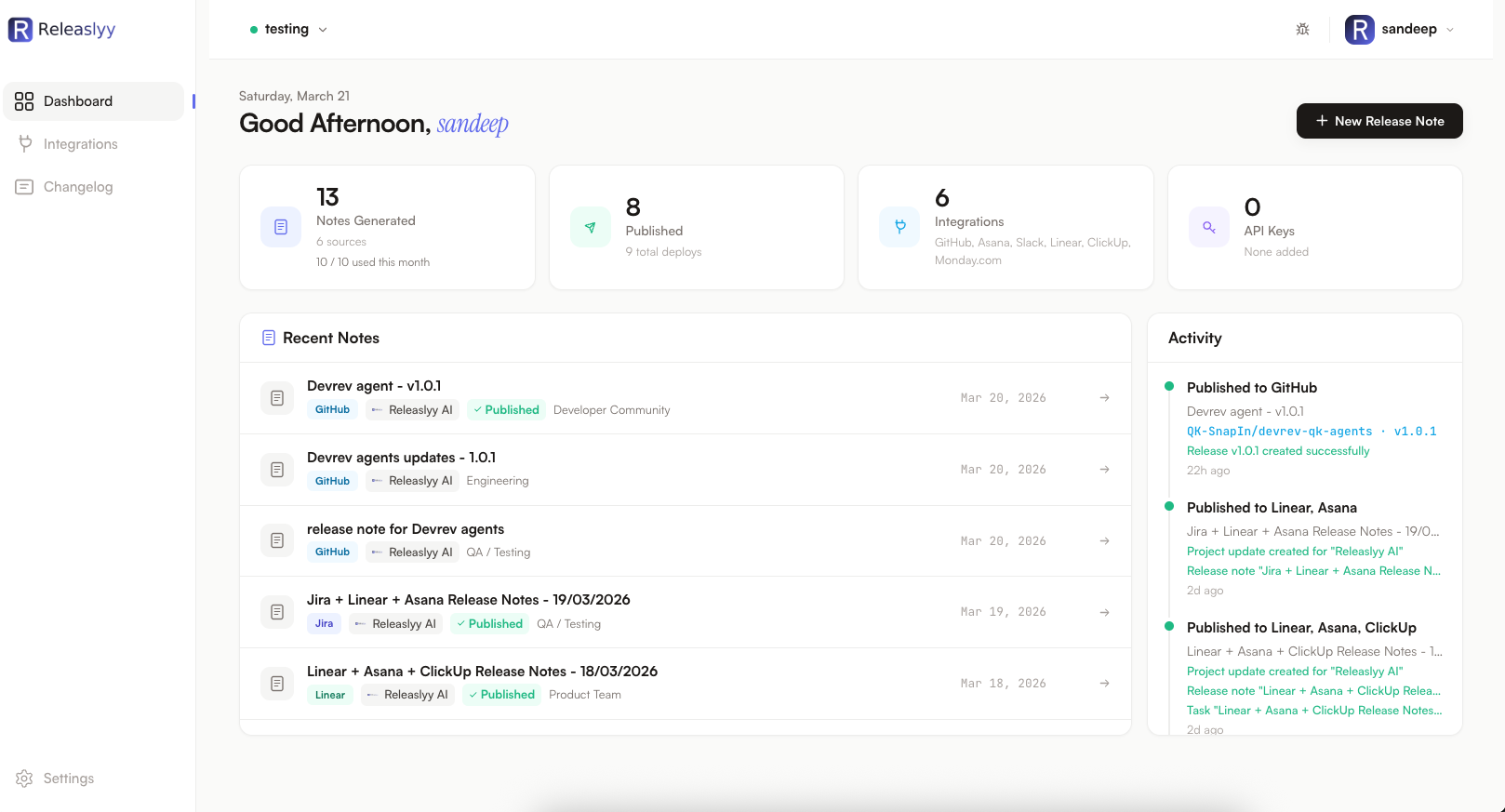 Releaslyy AI gallery image