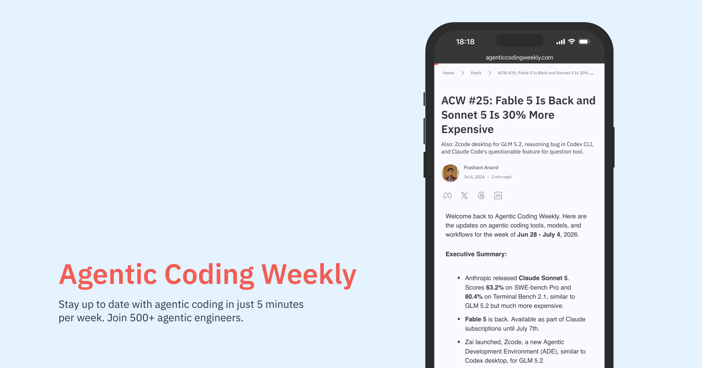 Agentic Coding Weekly gallery image