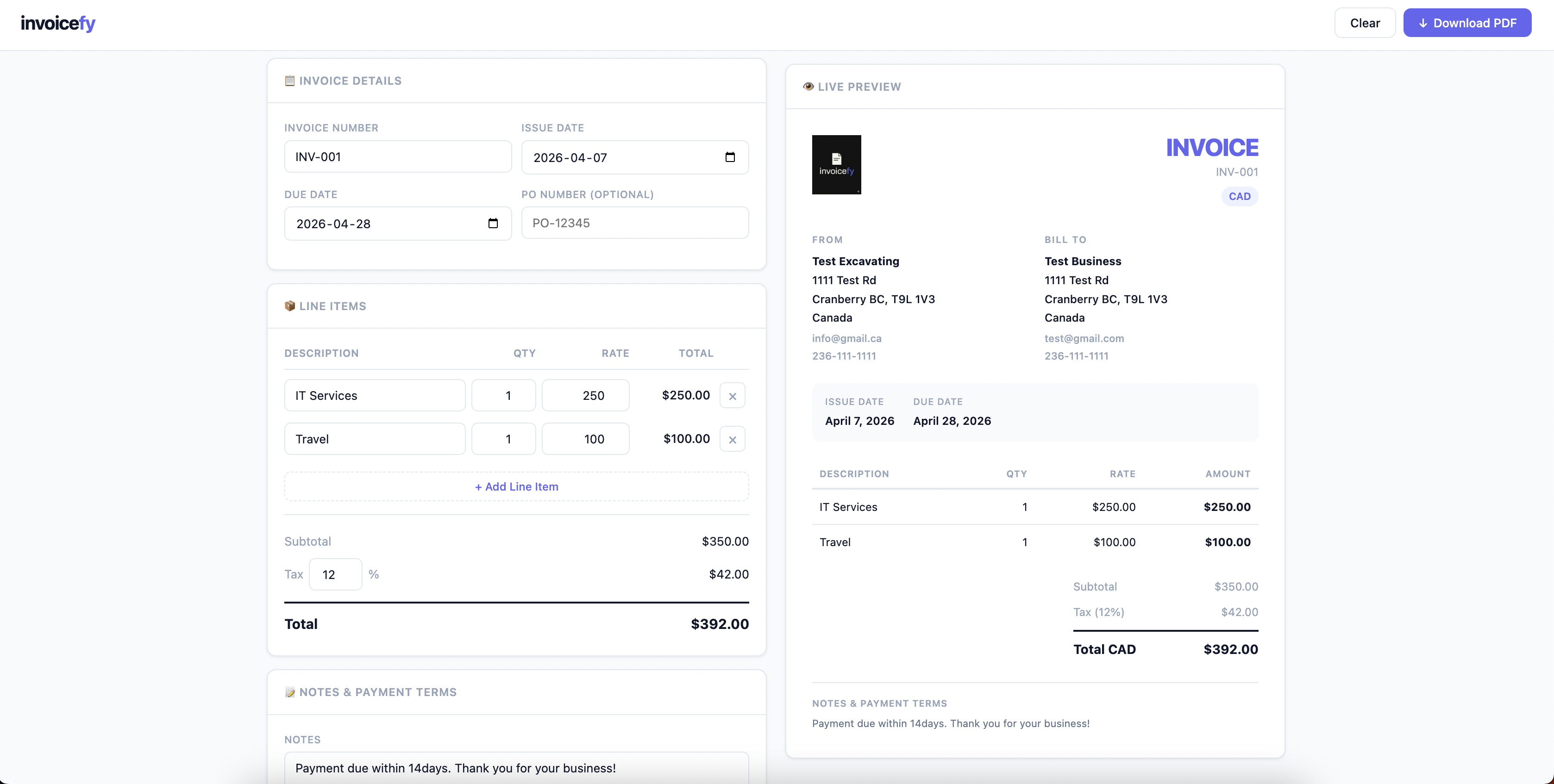 Invoicefy gallery image