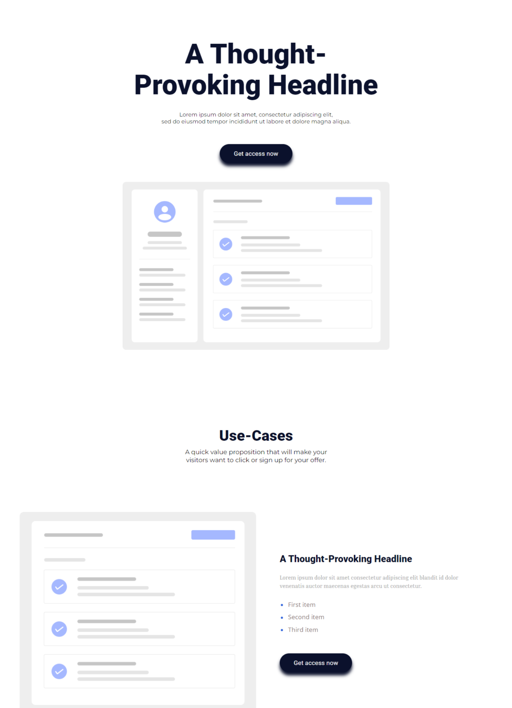 Mídia 2 de Modelos para Carrd - Uma coleção de modelos pré-criados projetados para a CARD.