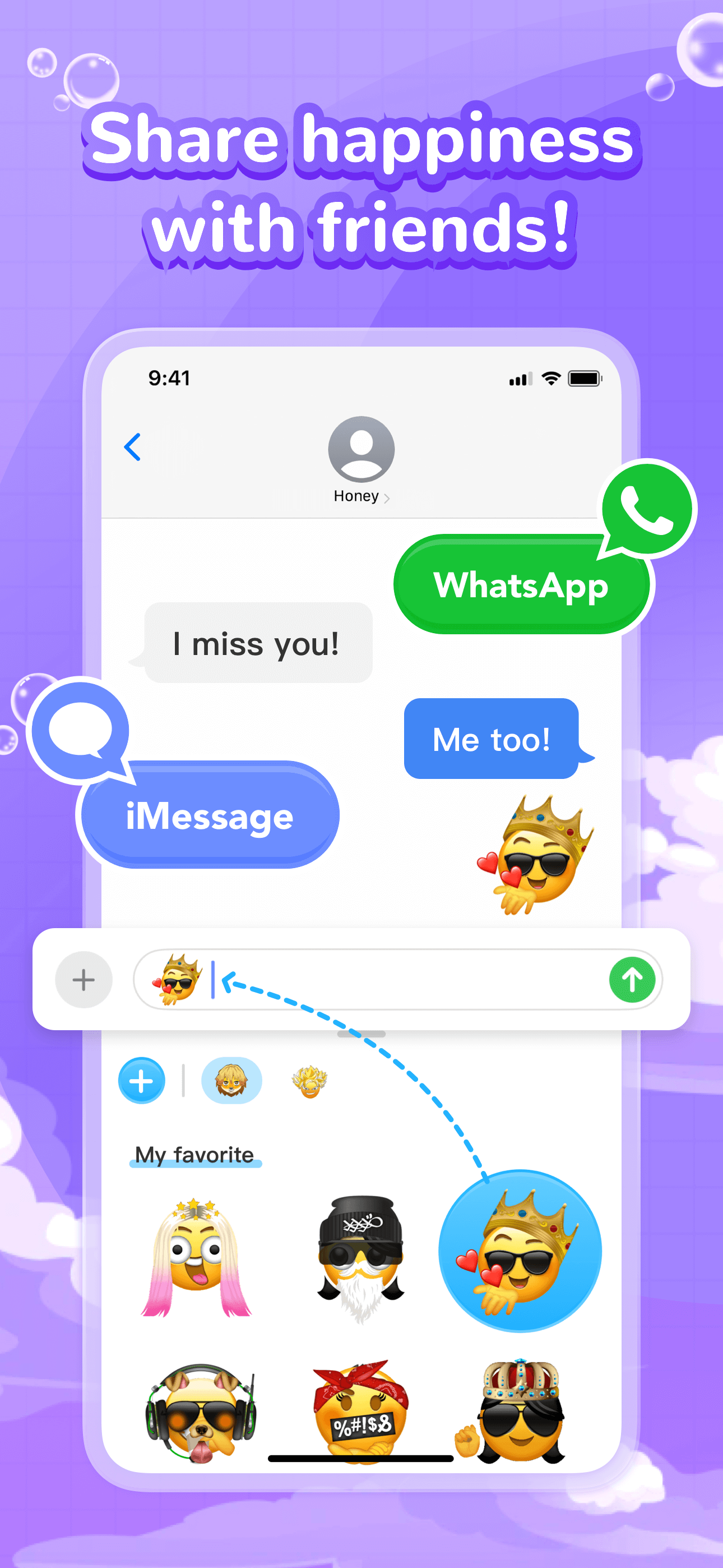 La aplicación de fabricante de emoji superior, dar vida a la vida. - Fabricante emojis únicos con temas geniales. media 6