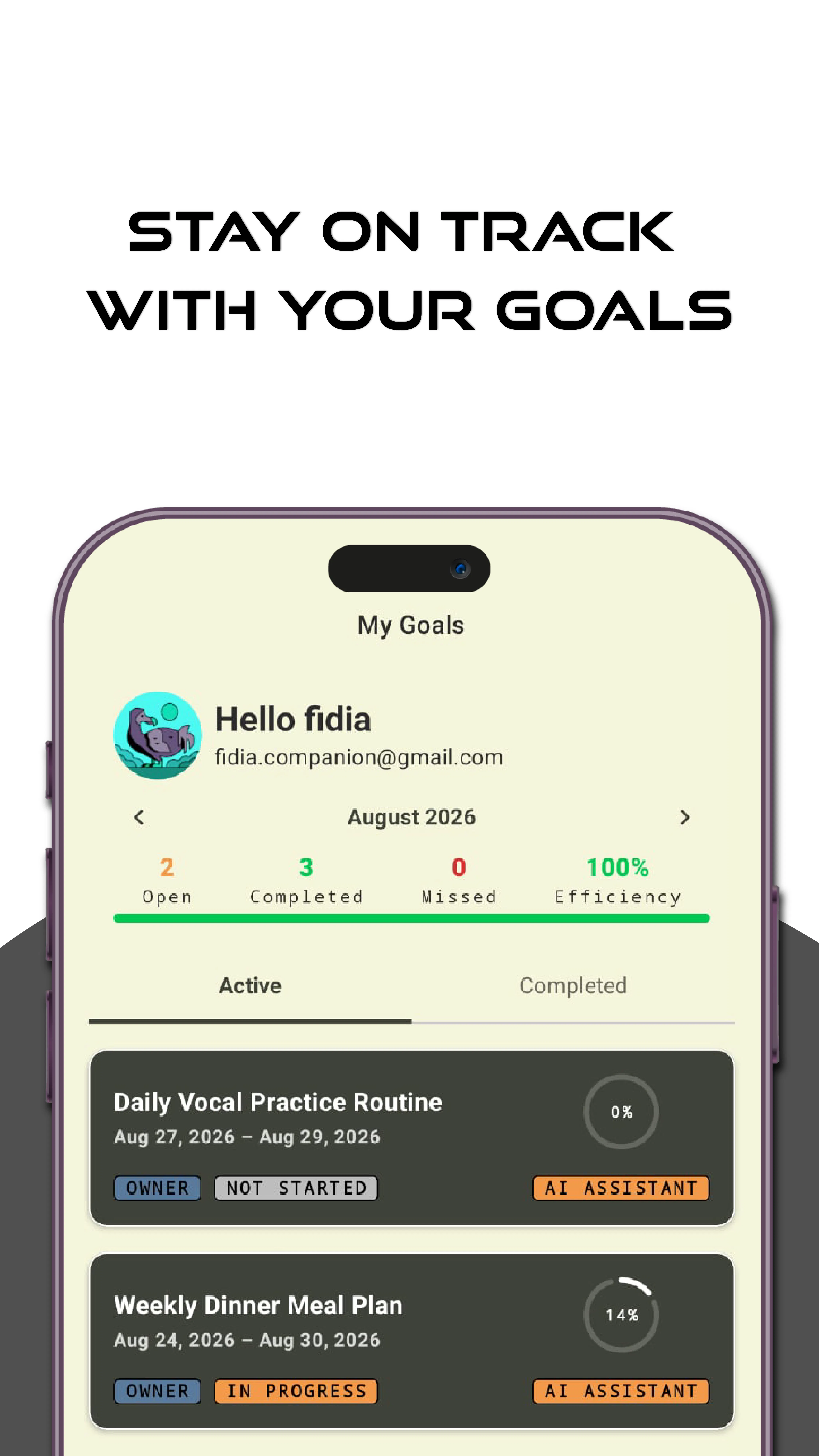 Realized: Project/Goal Tracker gallery image