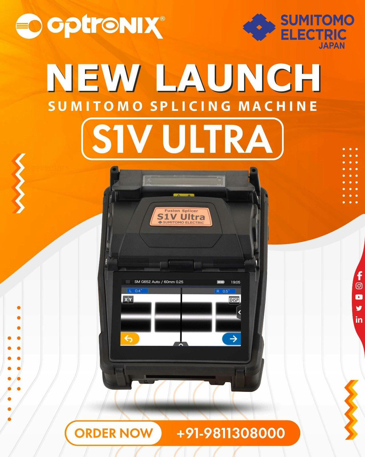 Sumitomo Fusion Splicer S1V Ultra