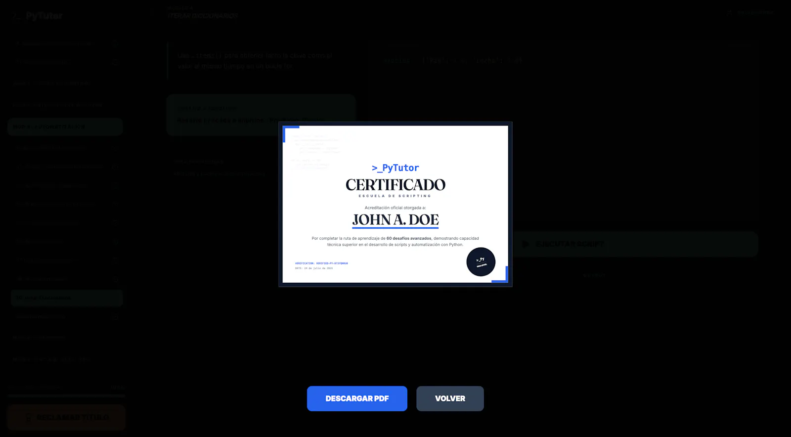 PyTutor — Escuela de Scripting screenshot 3